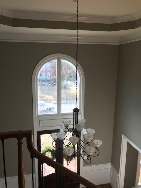 Detailed Interior Painting Of Ceilings Crown Molding Trim