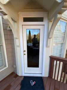 New THERMA-TRU Smooth-Star – Flush Glazed Fiberglass Deck Door With ...